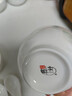 高顏值家用銀杏時(shí)光米飯碗大面碗陶瓷餐具家用新骨瓷陶瓷碗 銀杏時(shí)光 4.5英寸2碗2白勺 曬單實(shí)拍圖
