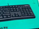 羅技（Logitech）MK120 鍵鼠套裝 有線鍵鼠套裝 辦公鍵鼠套裝 電腦鍵盤 USB即插即用 全尺寸 黑色 曬單實拍圖
