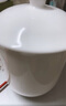 京東京造 茶杯 陶瓷泡茶水杯子辦公室會(huì )議杯帶蓋純白可定制 360ml 1只裝 曬單實(shí)拍圖