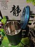 【京東物流發(fā)貨】電水壺不銹鋼電熱水壺2.5升家用電壺大容量燒水壺開水壺 2.5L 墨綠色 曬單實拍圖