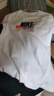 耐克（NIKE）官方NIKE SPORTSWEAR 大童T恤HM5854 100白 160 XL 曬單實(shí)拍圖