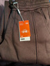 森馬（Semir）休閑褲男發(fā)熱抑菌針織衛褲寬松直筒褲25冬長(cháng)褲子百搭109725127104 曬單實(shí)拍圖
