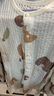 巴厘小豬兒童睡衣夏季長(cháng)袖薄款空調服本草棉寶寶家居服純棉男女童內衣套裝 小象積木 110 曬單實(shí)拍圖