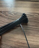 山澤自鎖式尼龍扎帶 大號4.0*250mm 理線帶 工業(yè)固定捆扎帶 束線扎線綁帶理線器 黑 約200根/包ZD-58 曬單實拍圖