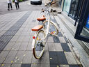 飛鴿（FLYING PIGEON）自行車(chē)成人通勤車(chē)自行車(chē)學(xué)生單車(chē)成人自行車(chē)通勤自行車(chē)女士自行車(chē) 高配奶油米|6速|(zhì)輻條輪+禮包 26寸適合160-185cm 曬單實(shí)拍圖