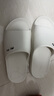 回力拖鞋男女涼拖鞋抑菌防滑浴室內外穿軟彈涼拖鞋HL0397乳白40-41碼 曬單實拍圖