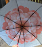蕉下（beneunder）防紫外線(xiàn)遮陽(yáng)傘三折雙層黑膠晴雨傘防曬傘BM664花椿 曬單實(shí)拍圖