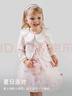 戴維貝拉（DAVE＆BELLA）兒童連衣裙夏裝薄款女童公主裙洋氣幼兒寶寶裙子夏季新款童裙 花朵印花【現(xiàn)貨】 120 cm（建議身高110-120cm） 曬單實(shí)拍圖