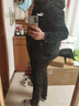 羽絨棉背心男秋冬加絨加厚保暖馬甲外套男士休閑運動(dòng)無(wú)袖連帽上衣 黑色 XL 曬單實(shí)拍圖