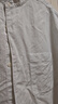 優(yōu)衣庫男裝女裝棉麻條紋立領(lǐng)襯衫/短袖襯衣開(kāi)衫休閑25新款474529 01 乳白色 2XL /185/112C 曬單實(shí)拍圖