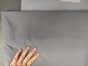 京東京造 悅?cè)岽矄螁渭?120g加厚耐用 A類(lèi)磨毛床罩 150x210cm 科技灰 曬單實(shí)拍圖