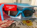 速比濤（Speedo）青少年寬視鍍膜泳鏡游泳裝備男女童通用高清防霧 海藍(lán)/金色 曬單實(shí)拍圖