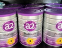 a2奶粉紫白金A2+DHA+5種核苷酸嬰兒配方奶粉2段(6-12月)900g 曬單實(shí)拍圖