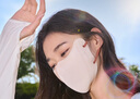 beneunder日拋防曬口罩女全臉?lè )罆衩嬲址雷贤饩€(xiàn)UV33924冷調拼色（x7）M 曬單實(shí)拍圖