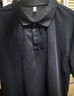 GLM長(cháng)袖t恤男春秋季翻領(lǐng)長(cháng)袖polo衫男簡(jiǎn)約運動(dòng)上衣打底衫男裝黑色XL 曬單實(shí)拍圖