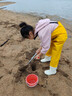 羚特趕海連體褲兒童玩水連體衣沙水服涉水服下水褲-檸檬黃 33 曬單實(shí)拍圖