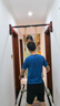 特步（XTEP）家用單杠室內(nèi)引體向上器兒童成人免打孔門上訓練健身器材運動吊桿 升級防滑【巨穩(wěn)】三腳墊96-140 免打孔/不傷墻體/不下滑 曬單實拍圖