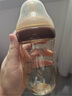 世喜新生兒防脹氣奶瓶3-7個(gè)月玻璃嬰兒仿母乳奶嘴240ml 曬單實(shí)拍圖