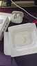 漫步者（EDIFIER）FitBuds Pro真無(wú)線主動(dòng)降噪藍(lán)牙耳機(jī)太空艙入耳式低延遲輕奢學(xué)生音樂(lè)游戲運(yùn)動(dòng)禮物適配于蘋果華為 【皮革紋理設(shè)計(jì)】晨曦白+收納袋 曬單實(shí)拍圖