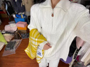 矜持范韓版小馬刺繡半拉鏈翻領(lǐng)毛衣女秋冬加厚軟糯針織衫慵懶麻花上衣潮 白色  M 建議95-110 曬單實(shí)拍圖