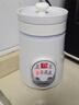 小型燕窩燉盅家用迷你BB煲湯鍋1-2人煮粥神器隔水陶瓷養生電燉鍋 手動(dòng)版白色600ml 600L 曬單實(shí)拍圖