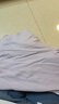 笛莎（DEESHA）5A抑菌100%純棉女童保暖內(nèi)衣套裝兒童秋衣秋褲淺紫旋轉(zhuǎn)木馬120 曬單實拍圖