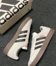 adidas T頭鞋 VL COURT復(fù)古板鞋德訓(xùn)鞋男女阿迪達(dá)斯輕運動 漢玉白/黑色/樹脂黃   42 曬單實拍圖