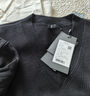 MO&Co.針織衫馬甲×白襯衫兩件套秋黑色含MBD3SWT013 黑色 M 165 曬單實(shí)拍圖