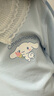 Hello Kitty女童打底衫春秋裝洋氣兒童T恤長(cháng)袖大童娃娃領(lǐng)上衣G031天使藍130 曬單實(shí)拍圖