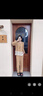 妮狄婭新款睡衣女秋季柔軟棉長(cháng)袖花卉春秋田園風(fēng)時(shí)尚可外穿家居服套裝 卡其黃 TF25330 M (160) 【參考體重85-105斤】 曬單實(shí)拍圖