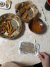 Jidaocook空氣炸鍋紙燒烤烘焙紙方形吸油紙家用食物炸雞硅油紙薯條烤肉紙 加厚加大-加高邊緣【50張】 曬單實(shí)拍圖