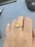 周生生黃金戒指 心花怒放足金素圈戒指開(kāi)口戒27942R計價(jià) 2.85克 曬單實(shí)拍圖