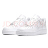 耐克NIKE七夕情人節禮物女空軍一號 AIR FORCE 1運動(dòng)鞋DD8959-100白38 曬單實(shí)拍圖