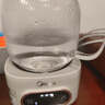 美的（Midea）花漾0膠水全玻璃全自動(dòng)養生壺 多功能煮茶壺 母嬰燒水壺恒溫電熱水壺煮茶器花茶壺1.2L YS12B102 曬單實(shí)拍圖