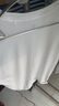 editionT恤女2024冬季新款設計感小眾仙鶴刺繡純棉正肩短袖上衣 漂白色 XS 155 曬單實拍圖