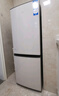 海爾（Haier）冰箱出品雙開(kāi)門(mén)二門(mén)177升冰箱家用小型冰箱租房省電不占地冷藏冷凍統帥家用小冰箱 以舊換新 177升雙門(mén)冰箱節能省電 兩天約用1度電 曬單實(shí)拍圖