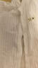 婧麒嬰兒衣服夏季薄款新生寶寶提花連體衣純棉空調服爬服夏裝單件 小鯨魚(yú)白 73cm 曬單實(shí)拍圖
