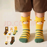 G.duck小黃鴨男童純棉中筒襪2025春秋新款寶寶超萌卡通棉襪百搭透氣童襪 （萌萌小鹿） 5雙 6-8歲 （建議腳長(cháng)16-19cm） 曬單實(shí)拍圖