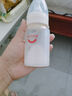 愛得利（evorie）奶瓶 新生兒奶瓶 標(biāo)準(zhǔn)口徑玻璃奶瓶120ml (自帶0-3個(gè)月S碼圓孔) 曬單實(shí)拍圖