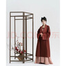 芷蘅間 朱砂夜行 漢服女漢元素唐風(fēng)印花齊胸破裙唐風(fēng)大衣春秋日常 唐風(fēng)大衣 預售30天 S 曬單實(shí)拍圖