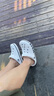 卡駱馳（CROCS）洞洞鞋貝雅卡駱班輕便耐磨一腳蹬休閑鞋|205089 白/深藍-126 39 (240mm) 曬單實拍圖