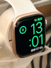 Apple/蘋(píng)果 Watch S11 智能手表GPS款42毫米玫瑰金色鋁金屬表殼淡桃粉色運(yùn)動(dòng)型表帶S/M MEUN4CH/B 曬單實(shí)拍圖