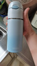 膳魔師（THERMOS）保溫杯400ml男女士?jì)和瘜W(xué)生保冷吸管杯水杯子TCMI-400S BLW 曬單實(shí)拍圖