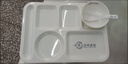 勝鑫惠A5密胺分格餐盤白色分隔快餐盤學(xué)校食堂商用餐盤仿瓷塑料自助餐盤 A5分格餐盤（耐高溫可進(jìn)消毒柜） 曬單實(shí)拍圖
