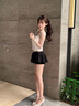 CARESS & KUDOS商場同款小ck尖頭淺口單鞋女2025春季珍珠綁帶蝴蝶結(jié)高跟鞋 香檳色 35 曬單實(shí)拍圖