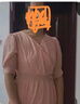 皮爾卡丹輕奢純欲風(fēng)連衣裙2025夏季新款氣質(zhì)女神范泡泡袖收腰顯瘦長(cháng)裙 橘紅色 L 建議100-115斤 曬單實(shí)拍圖