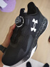 安德瑪（Under Armour）男中大童運動(dòng)鞋透氣靈活穿脫旋鈕籃球鞋2431220 黑色（BOA） 39  曬單實(shí)拍圖