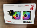 長(zhǎng)城祥龍360水冷CPU散熱器240一體式水冷ARGB溫控風(fēng)扇/支持1700/1151/AM4/AM5 240水冷-星鉆黑RGB(intel版) 曬單實(shí)拍圖