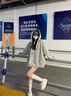 芭芙達妮早秋外套女春秋款2025新款韓系連帽秋季衛衣女款灰色開(kāi)衫上衣 春秋款:淺灰色 M 曬單實(shí)拍圖