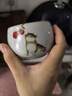 易信汝窯茶杯陶瓷杯子汝窯開(kāi)片主人杯品茗杯喝茶杯單杯喝水杯茶具配件 饞貓主人杯-月白 曬單實(shí)拍圖